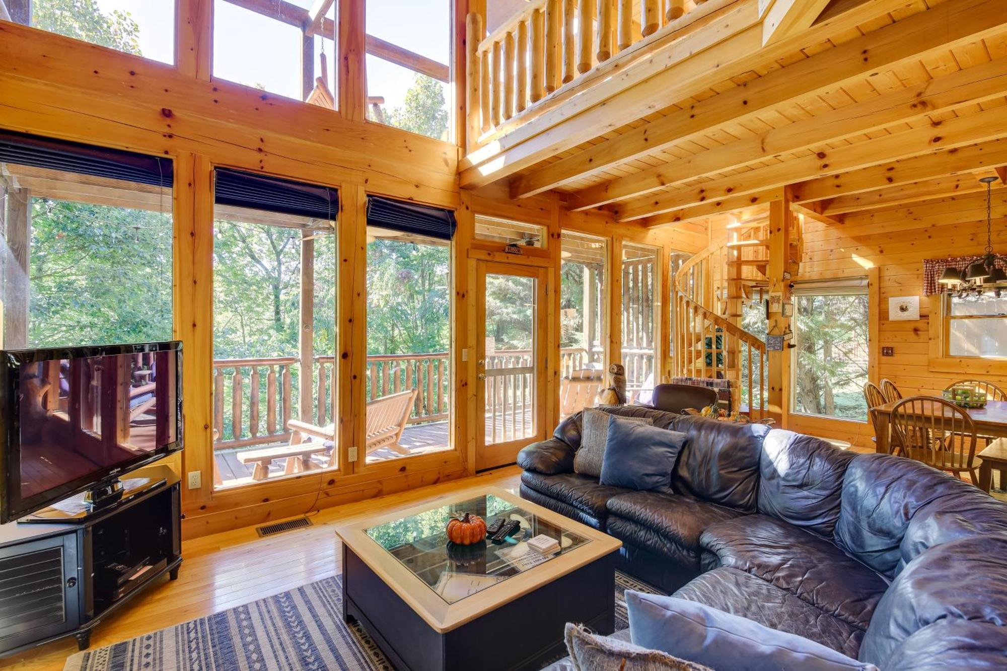 Secluded And Wooded Wears Valley Cabin With Fire Pit! Sevierville Kültér fotó